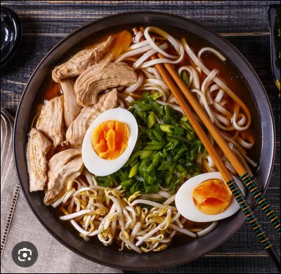 Les ramens sont japonais.