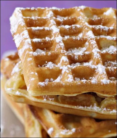 Les gaufres sont braban&ccedil;onnes.