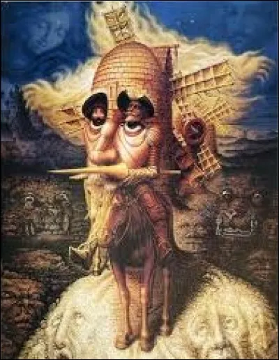 Lequel de ces trois peintres mexicains a r&eacute;alis&eacute;, en 1987, cette toile intitul&eacute;e ''Visions of Quixote'' ?