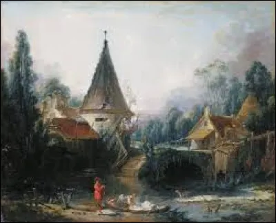 ''Paysage pr&egrave;s de Beauvais'' est une toile r&eacute;alis&eacute;e par un rococo. Quel artiste a r&eacute;alis&eacute; cette toile, vers 1740 ?