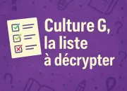 Quiz Culture G - La liste à décrypter #4