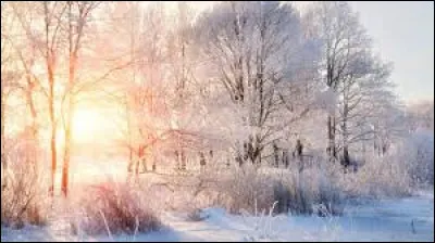 Quelle saison se traduit par le mot "winter" en anglais ?