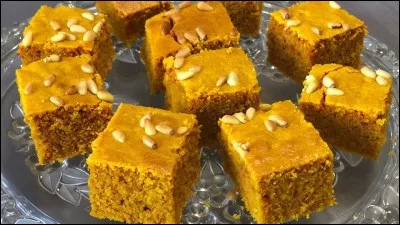 Le sfouf &agrave; la semoule et au curcuma se mange...