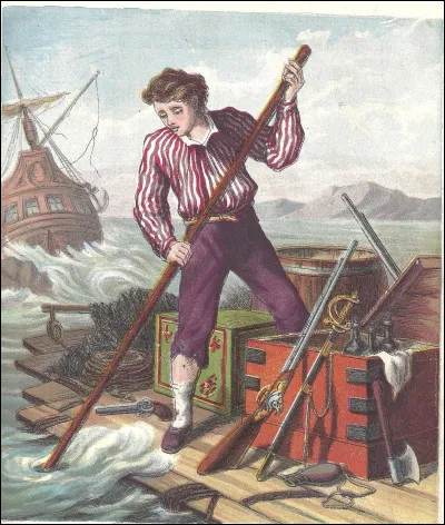 Sur quel bateau est-il &agrave; bord au d&eacute;but de l'histoire ? (Son nom)