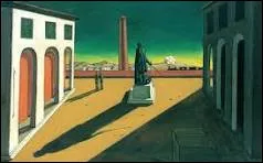 Qui a peint, en 1965, cette "Place d'Italie avec statue" ?