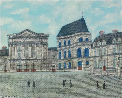 De qui est cette �uvre repr&eacute;sentant le ch&acirc;teau de Versailles ?