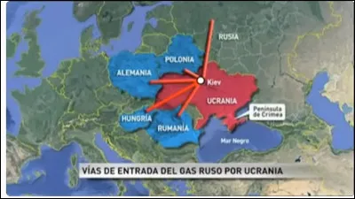 Sur cette carte diffus&eacute;e par une t&eacute;l&eacute;vision espagnole, combien des pays nomm&eacute;s sont mal plac&eacute;s ?