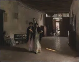 ''Int&eacute;rieur v&eacute;nitien'' est une toile r&eacute;alis&eacute;e par un impressionniste. Quel peintre l'a r&eacute;alis&eacute;e, entre 1880 et 1882 ?