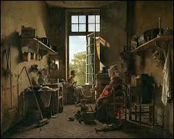 Quel peintre, sp&eacute;cialis&eacute; dans les portraits et les sc&egrave;nes de genre a r&eacute;alis&eacute;, en 1815, cette toile intitul&eacute;e ''L'Int&eacute;rieur d'une cuisine'' ?