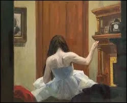 Vers 1921, quel r&eacute;aliste am&eacute;ricain a r&eacute;alis&eacute; cette toile intitul&eacute;e ''Int&eacute;rieur &agrave; New York'' ?