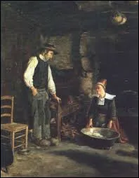 Parmi ces trois nabis, lequel a r&eacute;alis&eacute;, en 1888, cette toile intitul&eacute;e ''Int&eacute;rieur &agrave; Pont-Aven'' ?