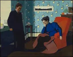 &Agrave; quel nabi doit-on, en 1899, cette gouache sur carton intitul&eacute;e ''Int&eacute;rieur, fauteuil rouge et figures'' ?