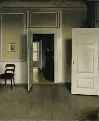Connu pour ses peintures d'int&eacute;rieur intimistes et m&eacute;lancoliques, quel peintre danois a r&eacute;alis&eacute;, en 1901, cette toile nomm&eacute;e ''Int&eacute;rieur, Strandgade 30'' ?