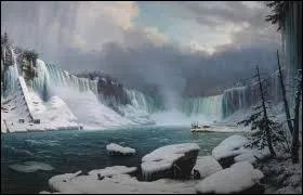 Quel peintre de vues, pastelliste, portraitiste, paysagiste et photographe, a r&eacute;alis&eacute;, en 1857, cette toile nomm&eacute;e ''Chutes du Niagara en hiver'' ?