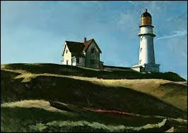 Datant de 1928, ''La Colline au phare'', est l'�uvre du r&eacute;aliste am&eacute;ricain...
