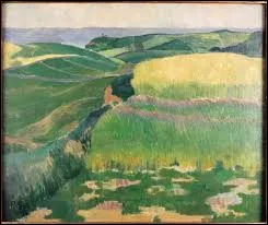 Quel nabi a r&eacute;alis&eacute; cette toile intitul&eacute;e ''Les Bl&eacute;s verts au Pouldu'', en 1890 ?