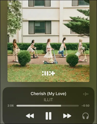 Dans "Cherish (My Love)", quel &eacute;l&eacute;ment symbolique les membres prot&egrave;gent-elles ?