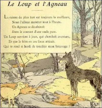 Dans "Le Loup et l'Agneau", quel st&eacute;r&eacute;otype se d&eacute;gage du loup ?