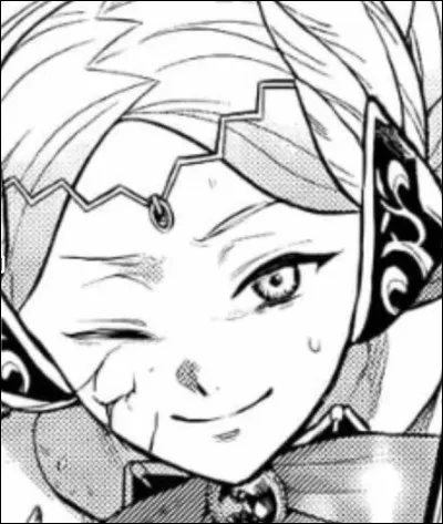 C�est la huiti&egrave;me soeur Valkyrie, elle combat avec H&auml;yh&auml; contre Loki. Elle a une sorte robe de princesse.