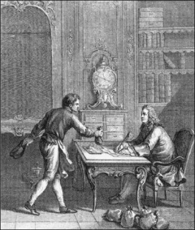 Dans "Le Savetier et le Financier", que donne le financier au savetier ?