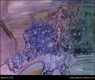 Qui a peint ce tableau intitul&eacute; ''Acrobates sur un cheval de cirque'' en 1934 ?