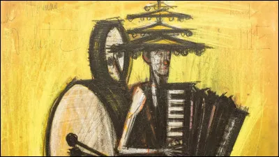 Qui, en 1966, a dessin&eacute; au crayon et &agrave; la gouache cet homme-orchestre ?