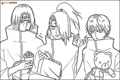 Pour finir, avec quel membre de l'Akatsuki aimerais-tu travailler ? (3)