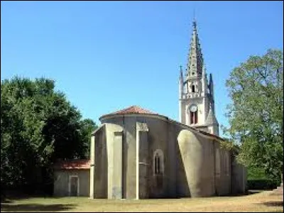 Voici l'&eacute;glise Saint-Pierre-et-Saint-Michel, &agrave; L&uuml;e. Village n&eacute;o-aquitain, dans l'aire d'attraction Biscarrossaise, il se situe dans le d&eacute;partement ...