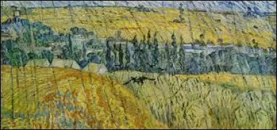 Quel peintre n&eacute;erlandais est l'auteur de tableau intitul&eacute; ''Paysage d'Auvers sous la pluie'' ?