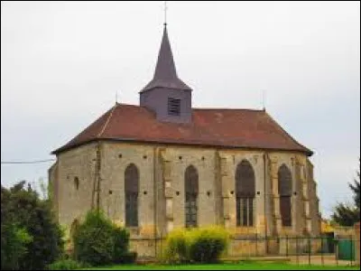 Voici l'&eacute;glise Saint-Louvent, &agrave; Vauclerc. Village Marnais, dans le Perthois, il se situe en r&eacute;gion ...