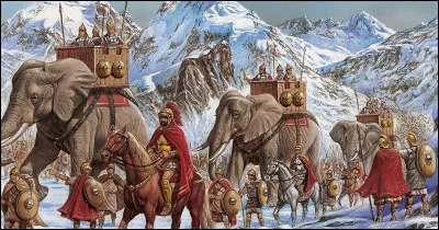 Quel g&eacute;n&eacute;ral antique a travers&eacute; les Alpes avec des &eacute;l&eacute;phants ?