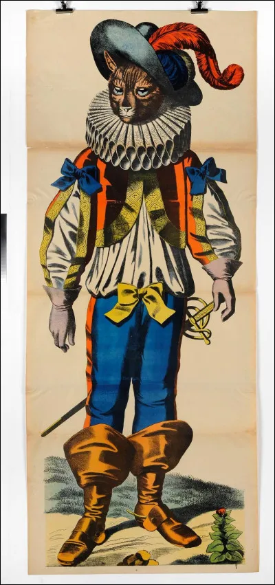 Qui est l'auteur du conte "Le CHAt bott&eacute;" ?