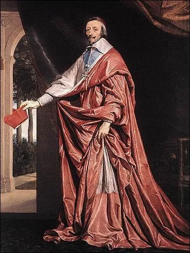 Qui est cet eccl&eacute;siastique et homme d'&Eacute;tat fran&ccedil;ais, principal ministre de Louis XIII ?