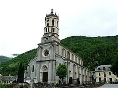 Voici l'&eacute;glise Notre-Dame-de-l'Assomption, &agrave; Montauban-de-Luchon. Village Haut-Garonnais, dans le Comminges, il se situe en r&eacute;gion ...