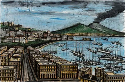 Quel peintre est l'auteur de la toile "La baie de Naples et le V&eacute;suve" ?