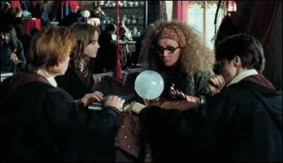 Quel professeur d&eacute;couvre un mauvais pr&eacute;sage pour Harry ?