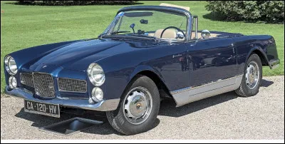 Quel est le nom de ce mod&egrave;le produit par Facel Vega de 1960 &agrave; 1963, un cabriolet sportif de luxe ?