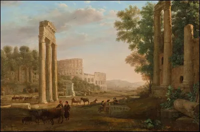 Quel peintre fran&ccedil;ais du XVIIe passe la majeure partie de sa vie en Italie o&ugrave; il est l'un des premiers artistes importants &agrave; se concentrer sur la peinture de paysage ?