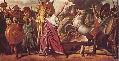 Cet autre peintre fran&ccedil;ais, laur&eacute;at en 1801 du Grand prix de Rome, se rend en Italie en 1806 et y reste jusqu'en 1824, d&eacute;couvrant notamment les peintures de Rapha&euml;l. Il y peint "Romulus, vainqueur d'Acron" (1812) et "Le Songe d'Ossian" destin&eacute;s au palais du Quirinal et "Virgile lisant l'&Eacute;n&eacute;ide" pour la Villa Aldobrandini. C'est ...