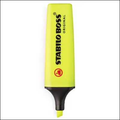 S&eacute;verine utilise cet objet pour souligner les mots importants de son texte, c'est un...