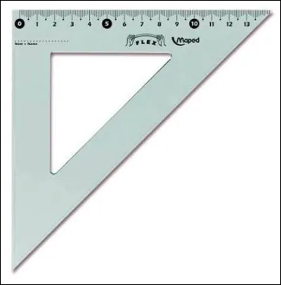 S&eacute;verine utilise cet objet pour tracer des angles droits, c'est une...
