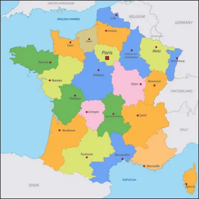 Combien de r&eacute;gions compte la France (hors outre-mer) ?