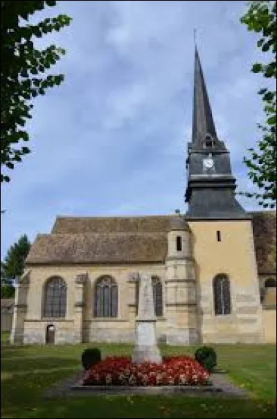 Village de l'arrondissement de Dreux, travers&eacute; par la Vesgre, Rouvres se situe dans le d&eacute;partement ...