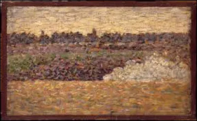 &Agrave; quel pointilliste doit-on, en 1885, cette toile intitul&eacute;e ''Paysage &agrave; Grandcamp'' ?