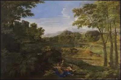 Actuellement conserv&eacute;e au Mus&eacute;e Cond&eacute; &agrave; Chantilly, ''Paysage aux deux nymphes est une �uvre classiciste peinte vers 1659. Quel artiste est l'auteur de cette toile ?