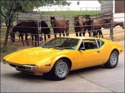 Quel constructeur italien a lanc&eacute; la "Pantera" ?