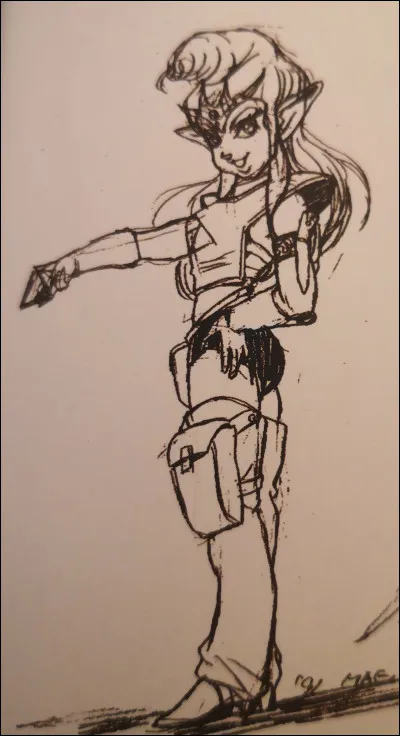 En voil&agrave; un artwork original ! Qui est ce personnage ?