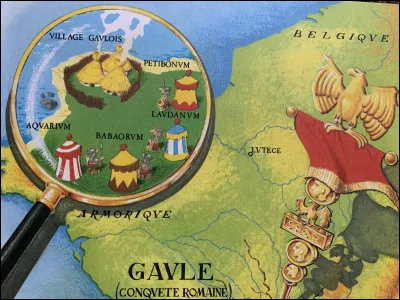 Comment les Romains appellent-ils le village des Gaulois ?