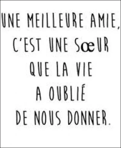 Qui choisirais-tu entre ton fr&egrave;re/ta s�ur ou ton/ta meilleur(e) ami(e) ?