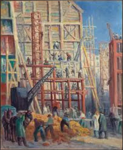 En 1911, quel pointilliste a r&eacute;alis&eacute; cette toile intitul&eacute;e ''Le Chantier'' ?